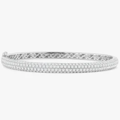 Adalyn Pave Diamond Bangle Bracelet 2 ctw & 3 ctw