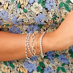Alexia Paperclip Diamonds By The Yard Bracelet