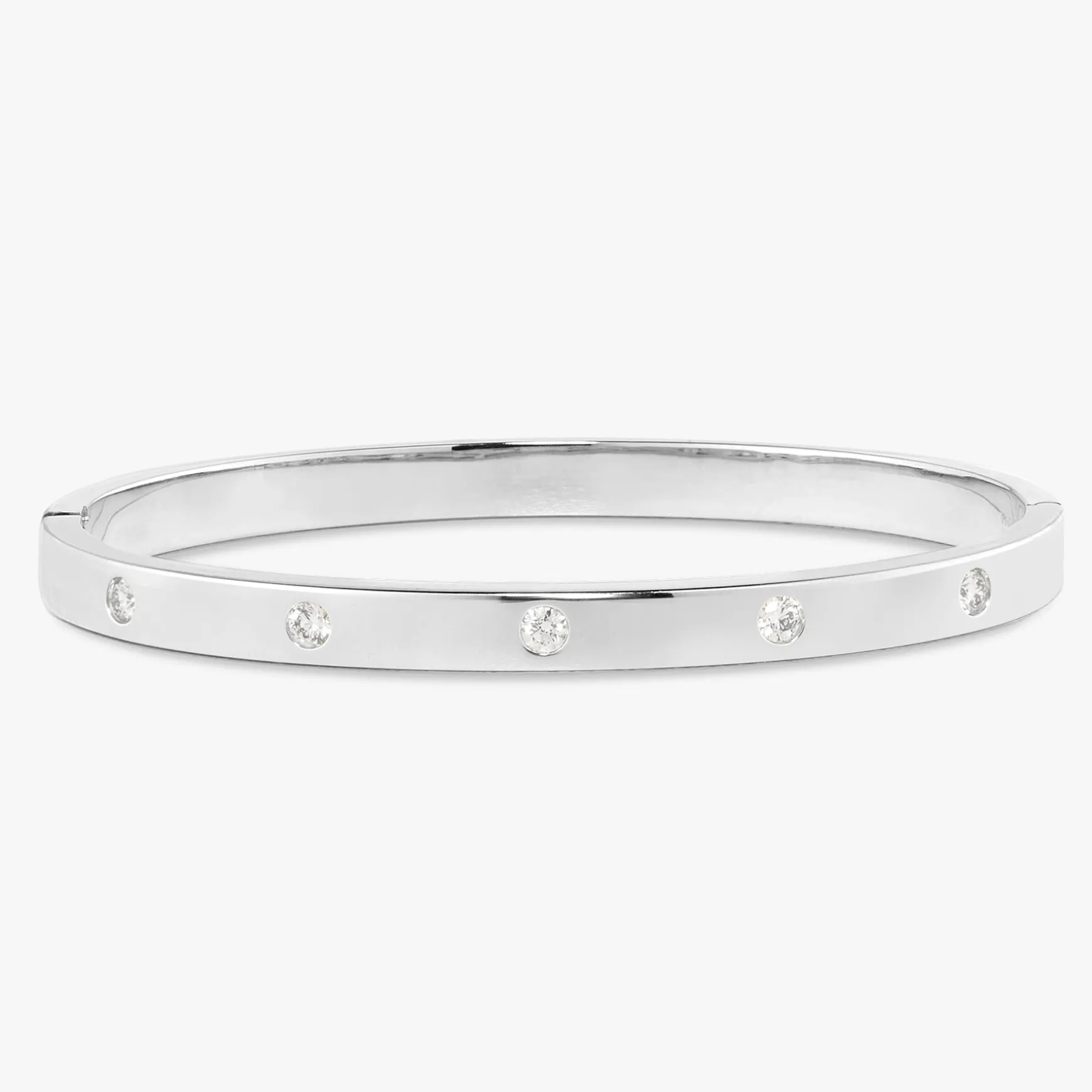 Amour Gold and Diamond Station Bangle