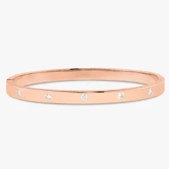 Amour Gold and Diamond Station Bangle