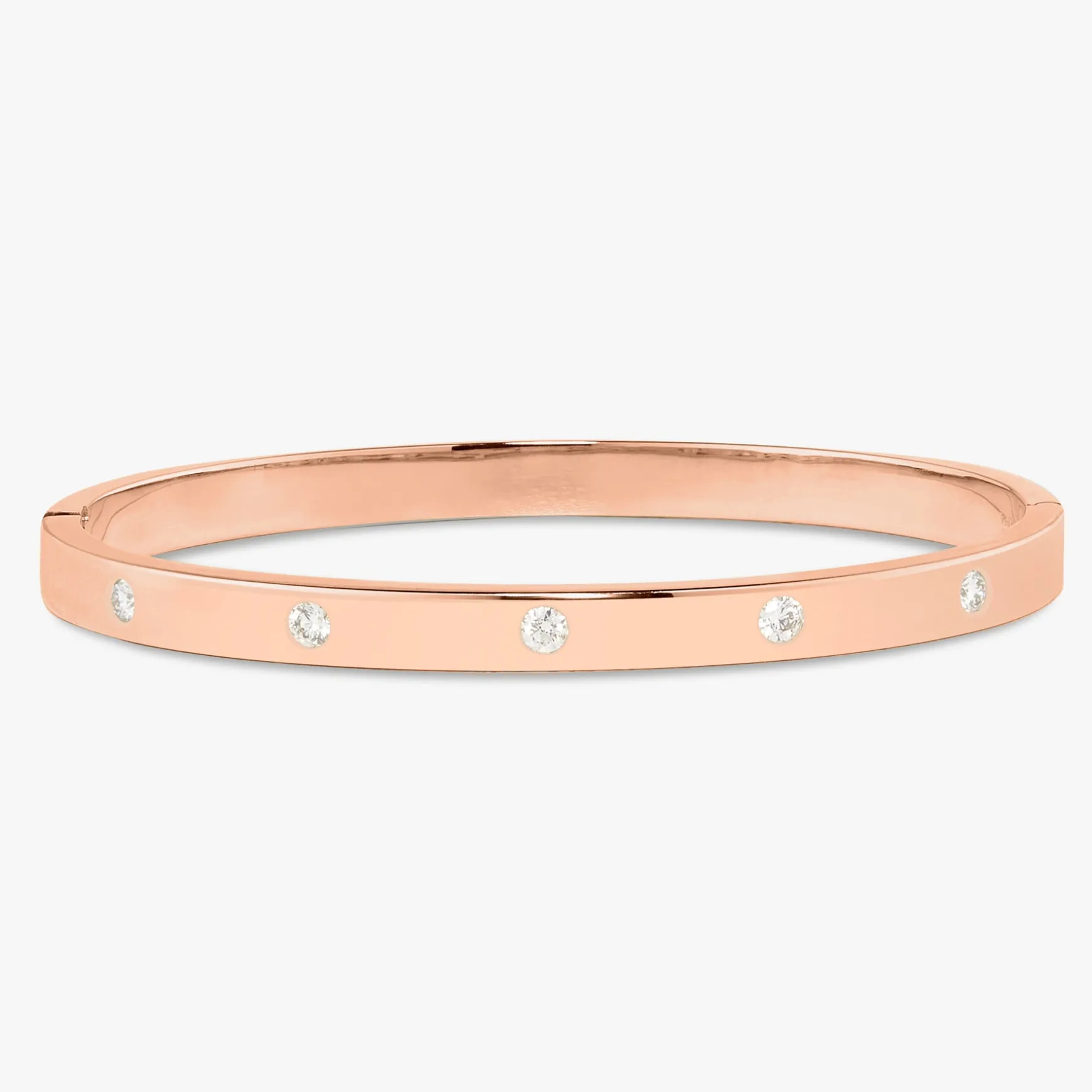 Amour Gold and Diamond Station Bangle