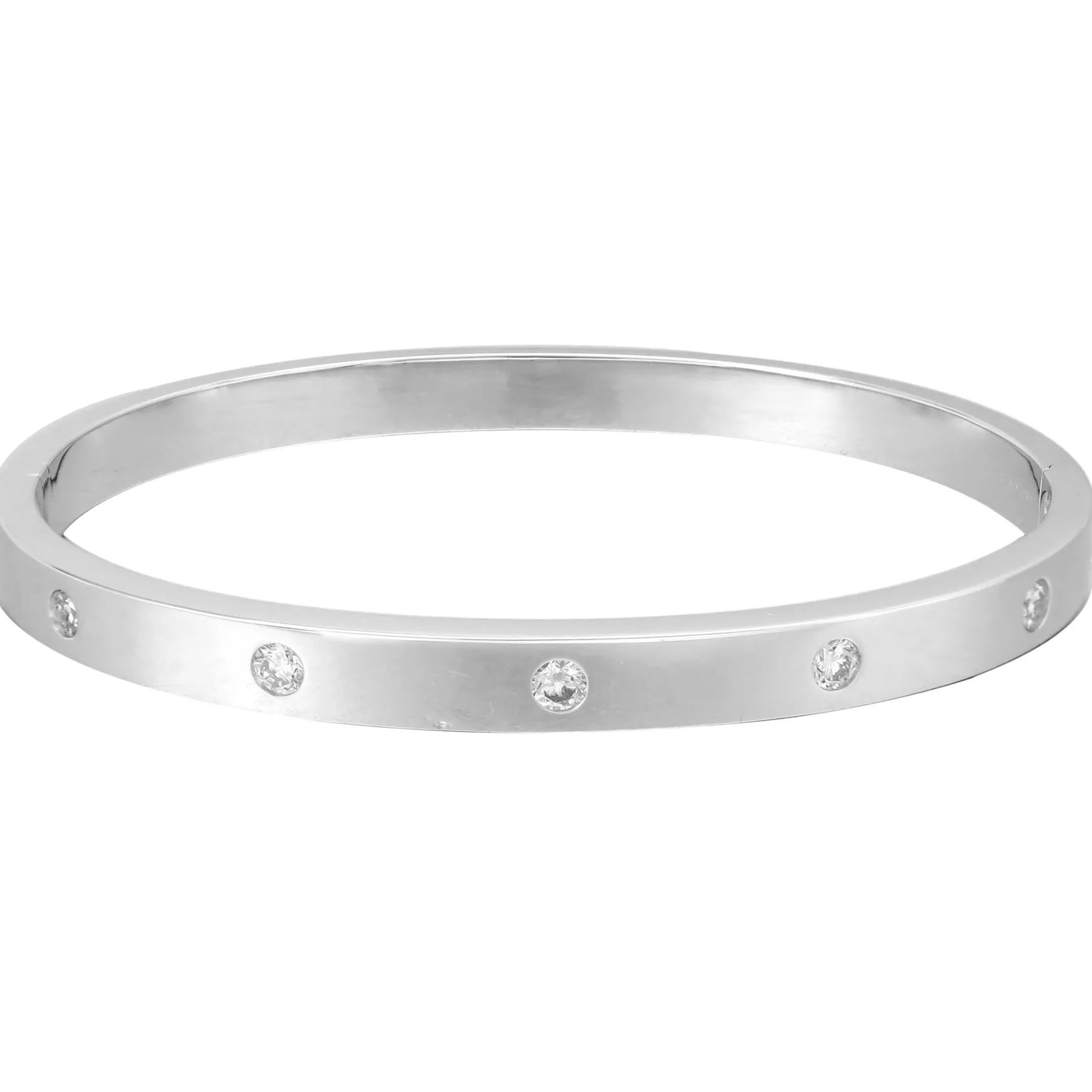 Amour Gold and Diamond Station Bangle