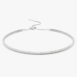 As If Adjustable Diamond Choker Necklace 3.33 ctw