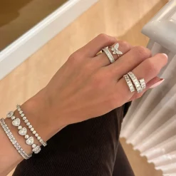 Baby Gianna Baguette Diamond Ring