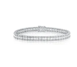 Baguette Diamond Tennis Bracelet 4.90 ctw