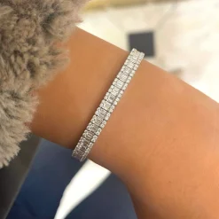 Baguette Diamond Tennis Bracelet 4.90 ctw
