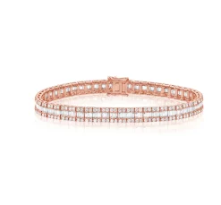 Baguette Diamond Tennis Bracelet 4.90 ctw