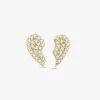 Best Friends Forever Heart Stud Earrings