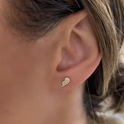 Best Friends Forever Heart Stud Earrings