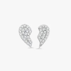 Best Friends Forever Heart Stud Earrings