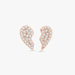 Best Friends Forever Heart Stud Earrings