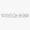 Best of Both Baguette and Round Eternity Band