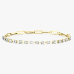 Best of Both Diamond & Paperclip Bracelet