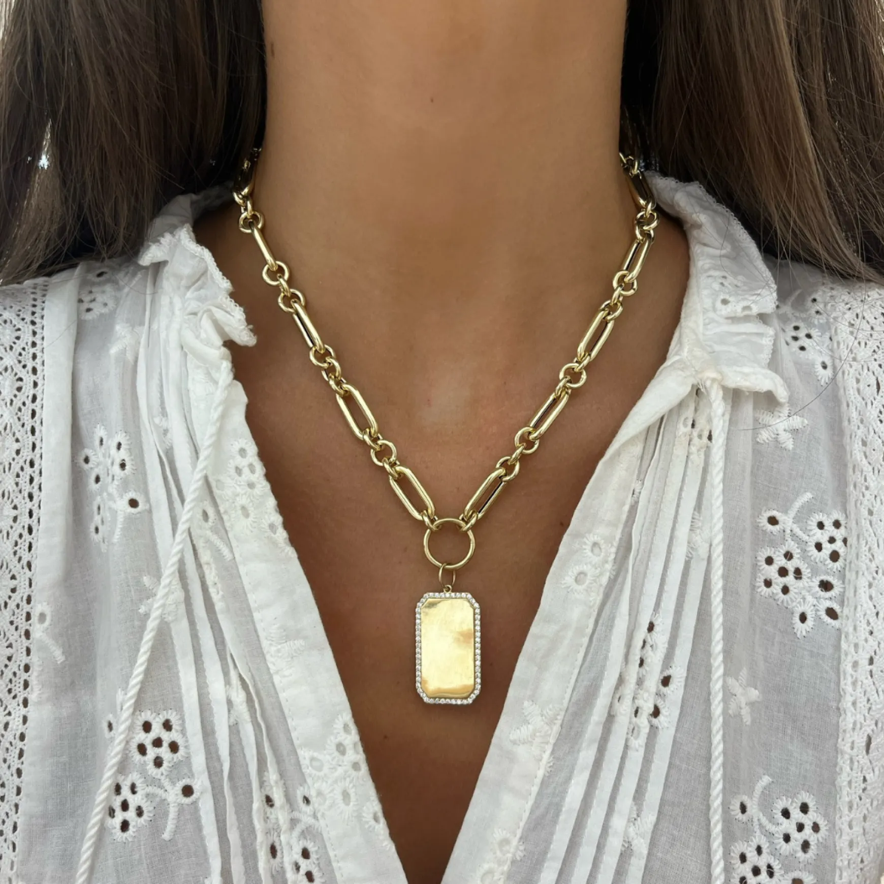 Best of Both Large Rounded Paperclip Chain