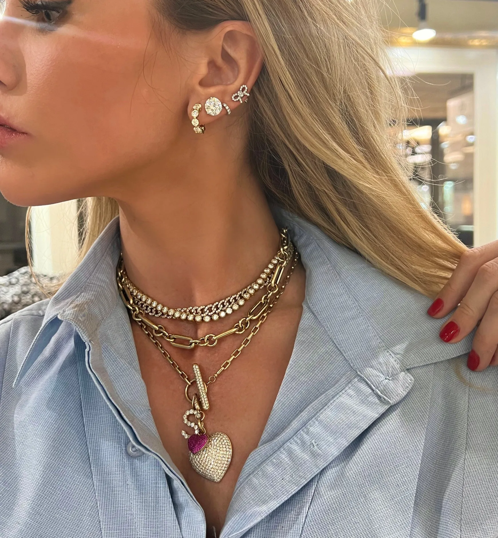 Best of Both Large Rounded Paperclip Chain