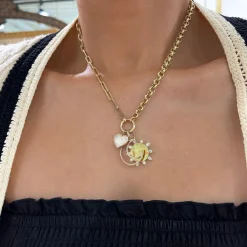 Best of Both Rolo and Paperclip Chain with Openable Clasp