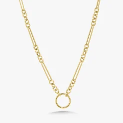 Best of Both Rounded Paperclip Chain with Openable Clasp