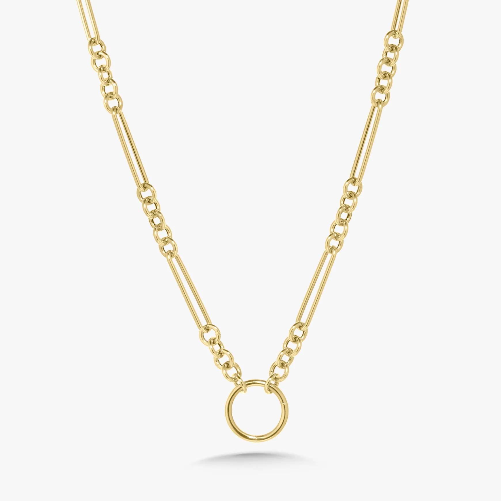 Best of Both Rounded Paperclip Chain with Openable Clasp