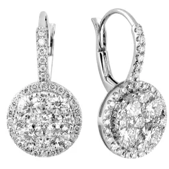 Birdie Pave Diamond Dangle Earrings