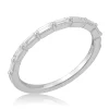 Braelynn East to West Baguette Diamond Band