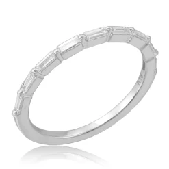 Braelynn East to West Baguette Diamond Band