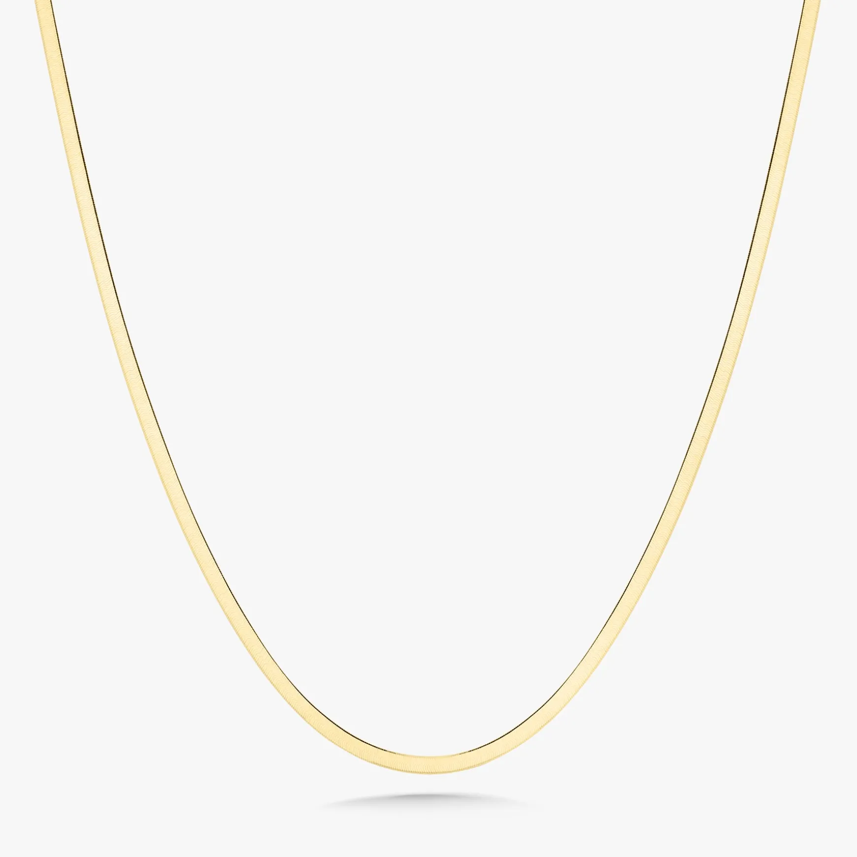 Britt Herringbone Necklace 3mm
