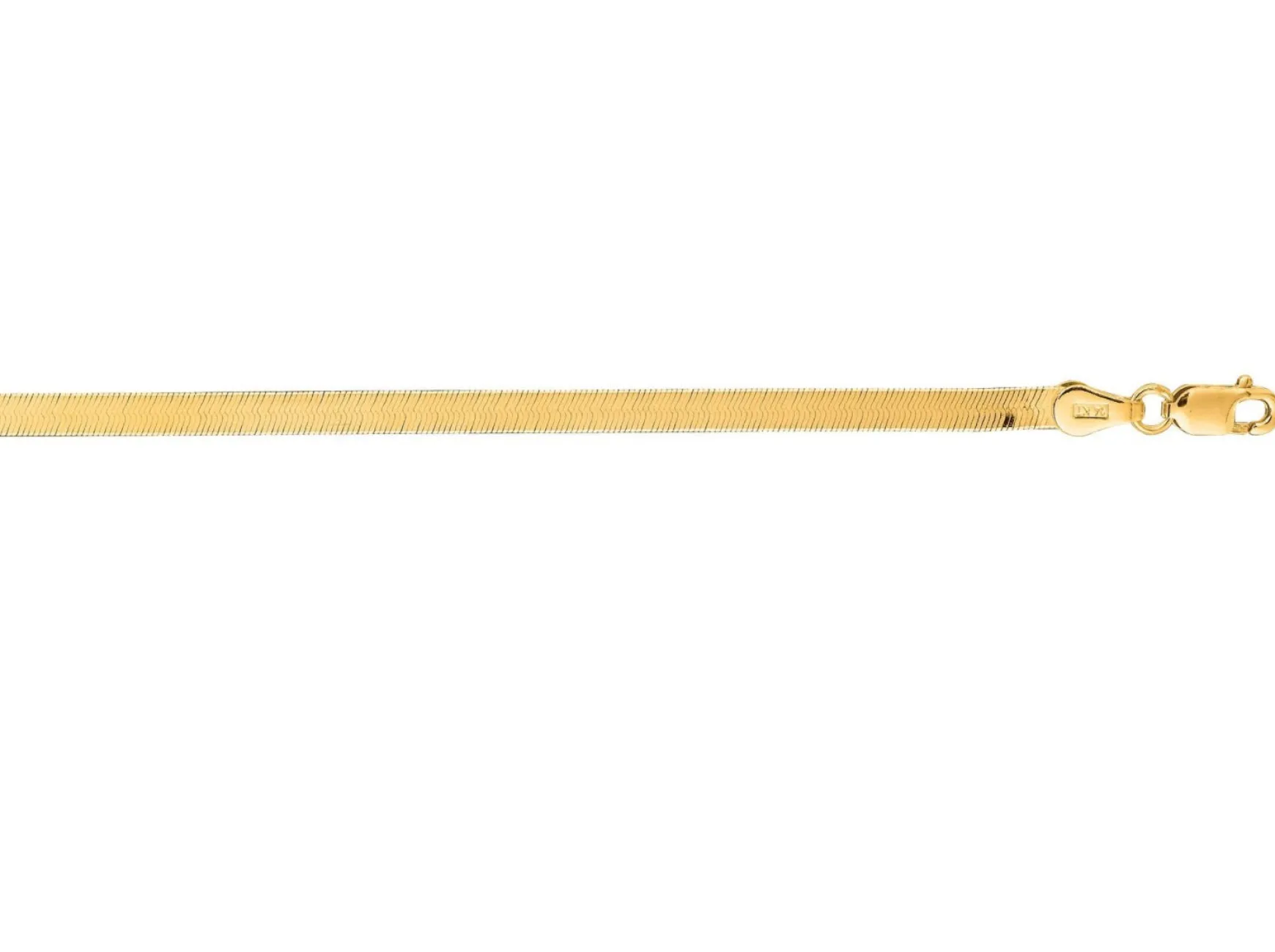 Britt Herringbone Necklace 3mm