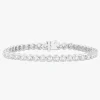 Buttercup Diamond Scalloped Tennis Bracelet