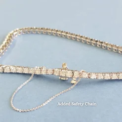Buttercup Diamond Scalloped Tennis Bracelet