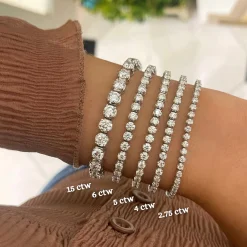 Buttercup Diamond Scalloped Tennis Bracelet