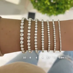 Buttercup Diamond Scalloped Tennis Bracelet