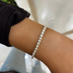 Buttercup Diamond Scalloped Tennis Bracelet