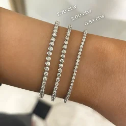 Buttercup Diamond Scalloped Tennis Bracelet