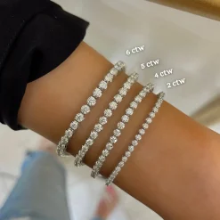 Buttercup Diamond Scalloped Tennis Bracelet
