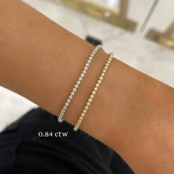 Buttercup Diamond Scalloped Tennis Bracelet