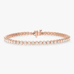 Buttercup Lab Diamond Scalloped Tennis Bracelet 4 ctw
