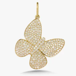 Butterfly Pave Diamond Charm