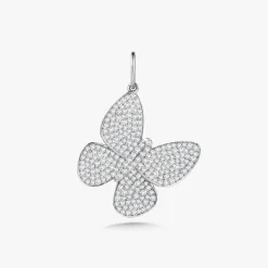 Butterfly Pave Diamond Charm