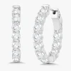 Calliope Diamond Hoop Earrings 4 ctw