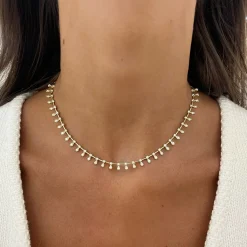 Capri Illusion Station Diamond Necklace 1.80 ctw