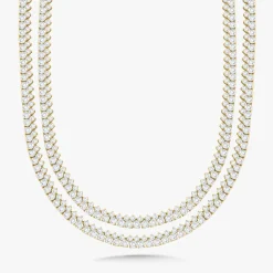 Capriana Double Row 30 Inch Tennis Necklace 35.56 ctw