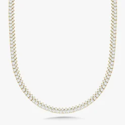 Capriana Double Row 30 Inch Tennis Necklace 35.56 ctw