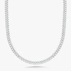 Capriana Double Row 30 Inch Tennis Necklace 35.56 ctw