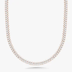 Capriana Double Row 30 Inch Tennis Necklace 35.56 ctw