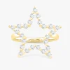 Charlie Cloud® Floating Diamond Star Ring 0.69 ctw