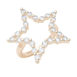 Charlie Cloud® Floating Diamond Star Ring 0.69 ctw