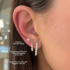 Charlie Cloud® Martini Diamond Stud Earrings