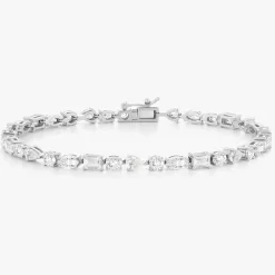 Charlotte Multi-Shape Fancy Diamond Tennis Bracelet 5.62 ctw