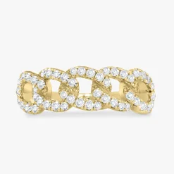 Chelsi Diamond Link Ring 0.46 ctw