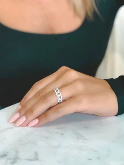 Chelsi Diamond Link Ring 0.46 ctw